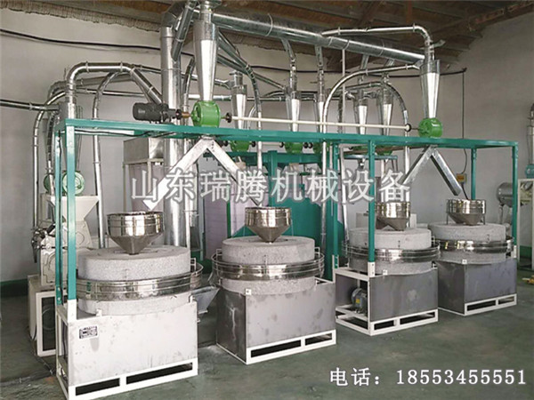 SMPZ-6-4型石磨面粉機組