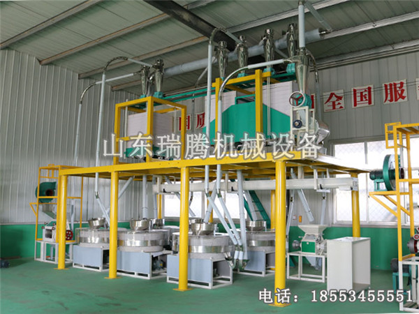 SMPZ-7.2-6型石磨面粉機組（高架式）